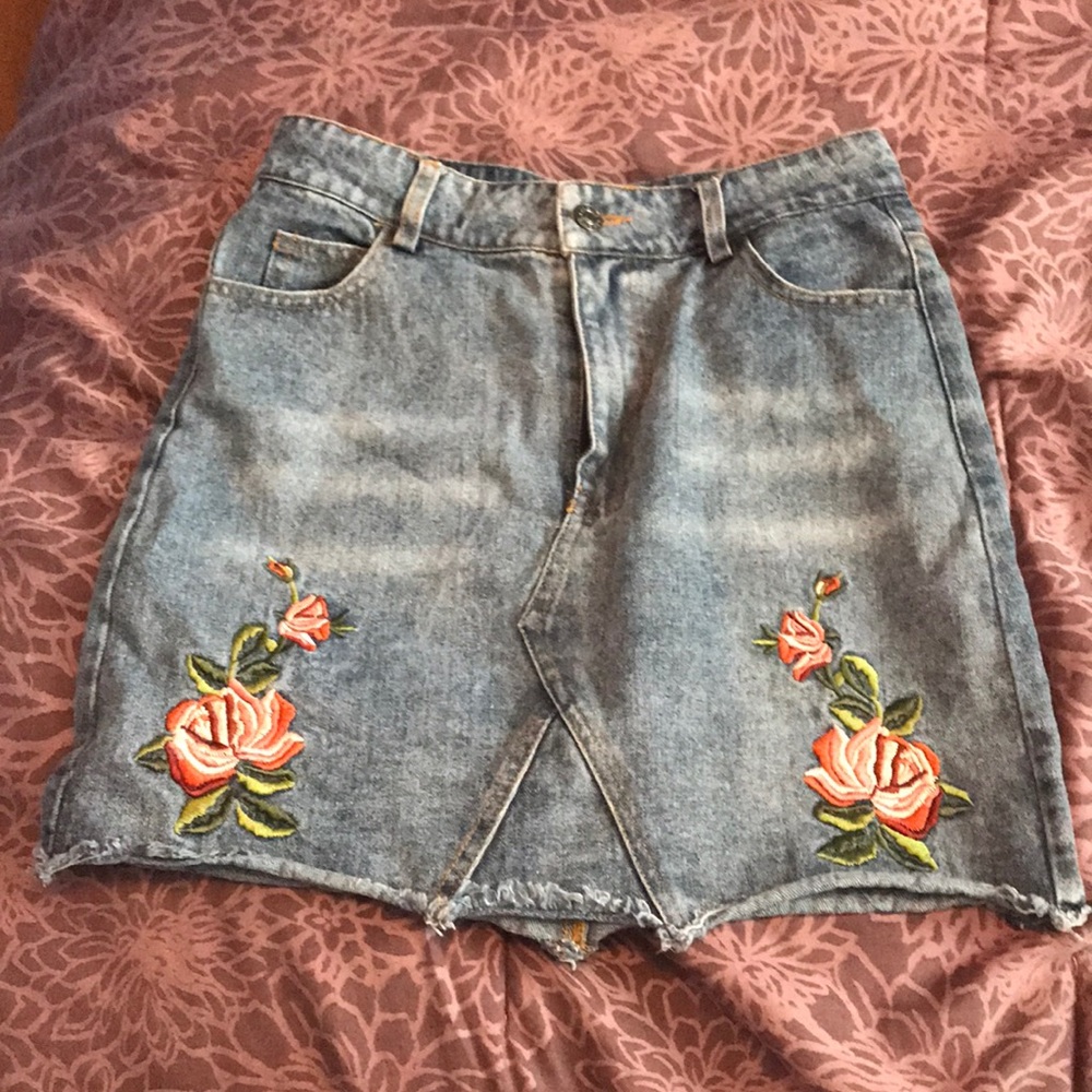 Denim skirt